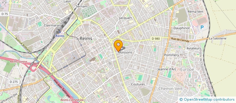 localisation de l'entreprise MONSIEUR FLORENT BOURGOIN  REIMS