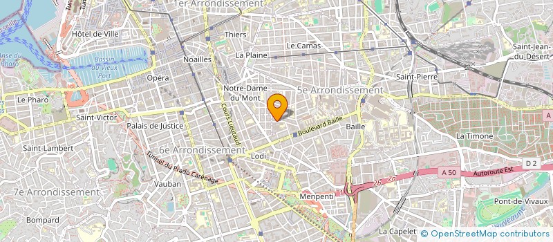 localisation de l'entreprise MONSIEUR FLORENT BOURSEAU à MARSEILLE