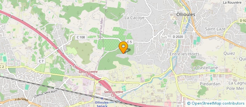 localisation de l'entreprise MONSIEUR FLORENT BOYARD  OLLIOULES