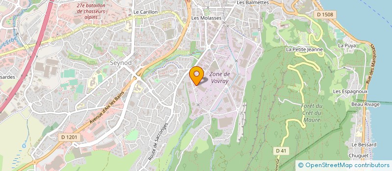 localisation de l'entreprise MONSIEUR FLORENT BOYER à ANNECY