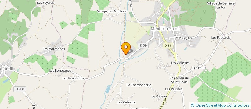 localisation de l'entreprise MONSIEUR FLORENT BRAC DE LA PERRIERE  MENETOU-SALON