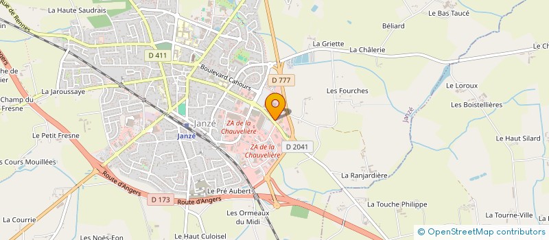 localisation de l'entreprise MONSIEUR FLORENT BRANELLEC  JANZE