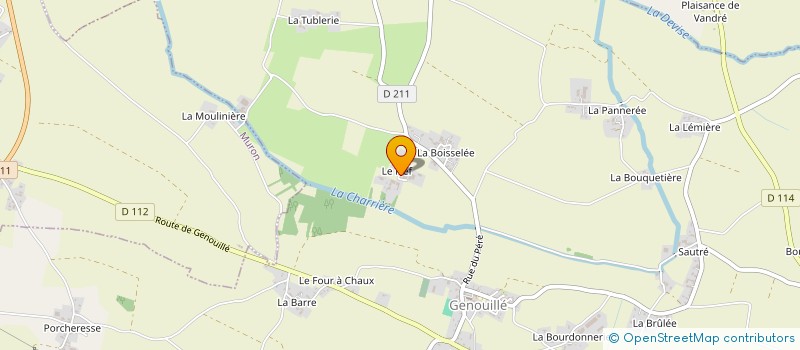 localisation de l'entreprise MONSIEUR FLORENT BRARD  GENOUILLE