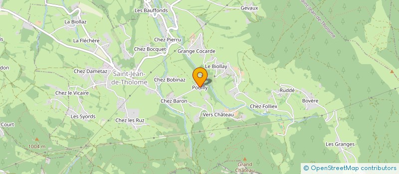 localisation de l'entreprise MONSIEUR FLORENT BRASIER  SAINT-JEAN-DE-THOLOME