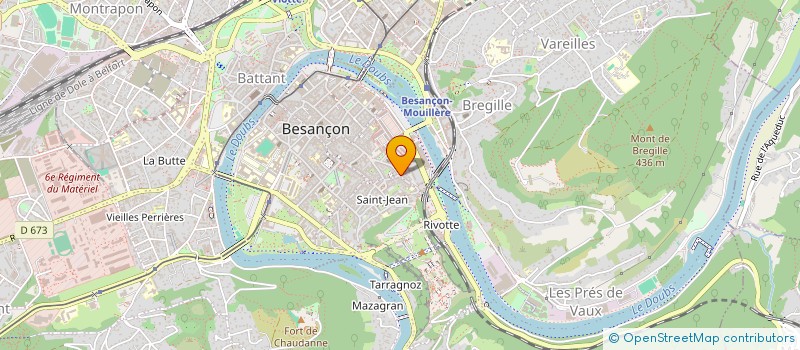 localisation de l'entreprise MONSIEUR FLORENT BRESSON à BESANCON