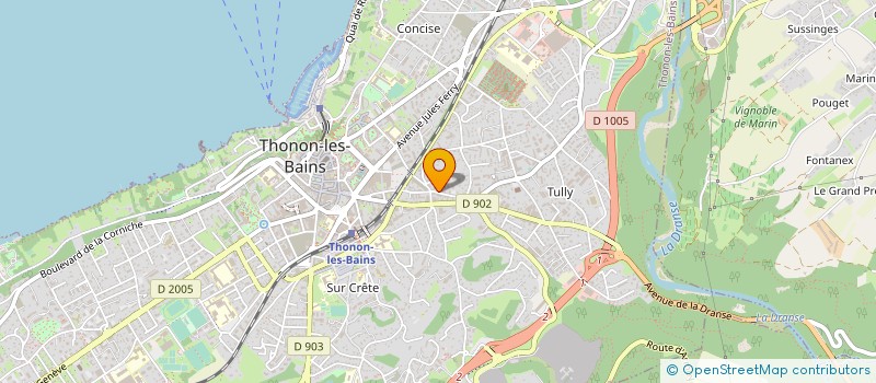 localisation de l'entreprise MONSIEUR FLORENT BRETON à THONON-LES-BAINS