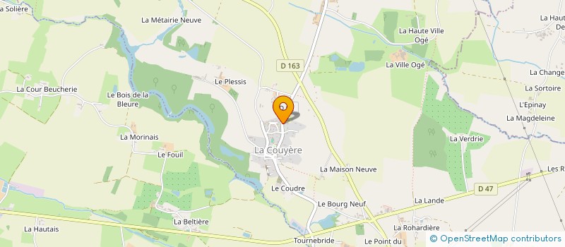 localisation de l'entreprise MONSIEUR FLORENT BRIAND  LA COUYERE