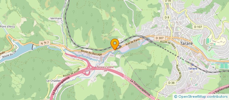 localisation de l'entreprise MONSIEUR FLORENT BROCARD  TARARE