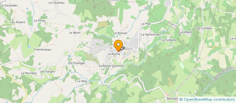 localisation de l'entreprise MONSIEUR FLORENT BROSSE  RONTALON