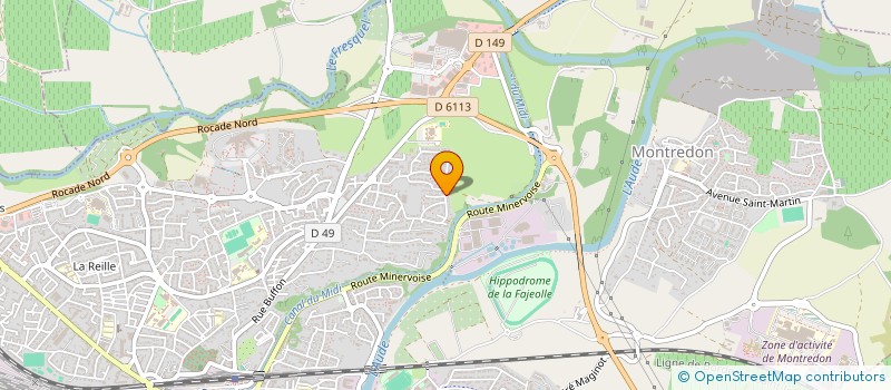 localisation de l'entreprise MONSIEUR FLORENT BRUEZ  CARCASSONNE