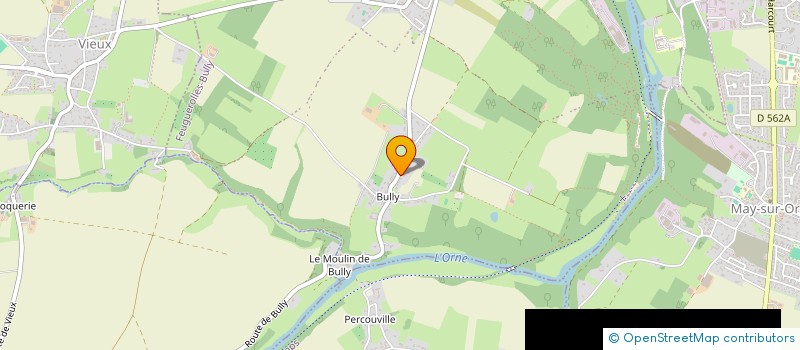 localisation de l'entreprise MONSIEUR FLORENT BRUNET  FEUGUEROLLES-BULLY