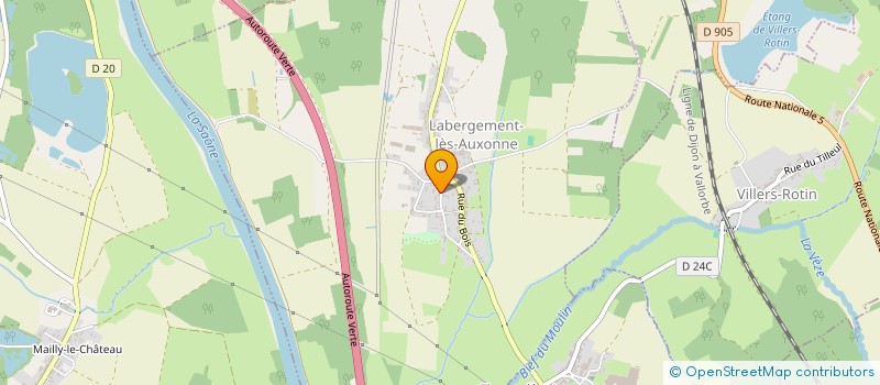 localisation de l'entreprise MONSIEUR FLORENT BUCQUET  LABERGEMENT-LES-AUXONNE