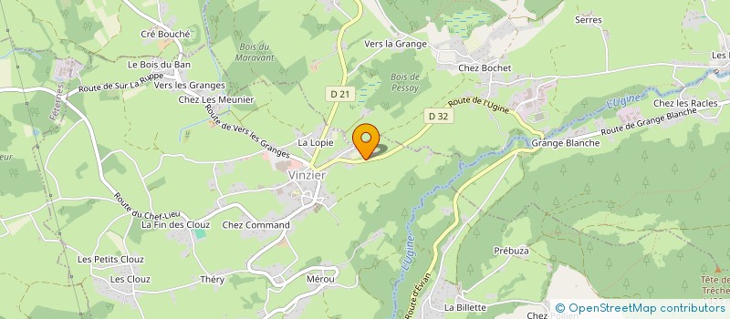 localisation de l'entreprise MONSIEUR FLORENT BUGNET  VINZIER