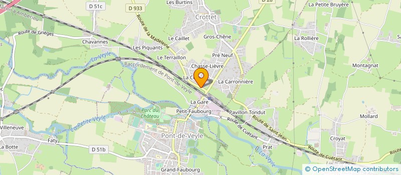 localisation de l'entreprise MONSIEUR FLORENT BUGNOT  CROTTET