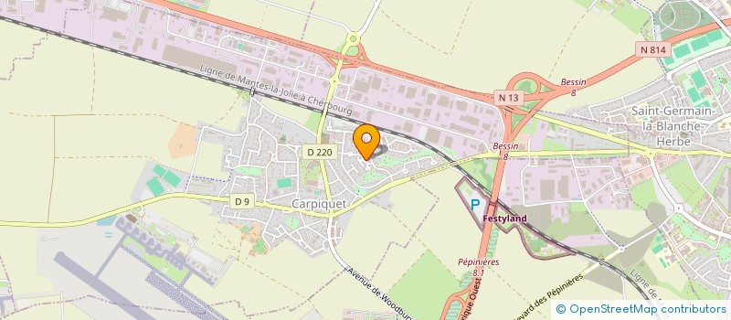 localisation de l'entreprise MONSIEUR FLORENT BUISSON  CARPIQUET