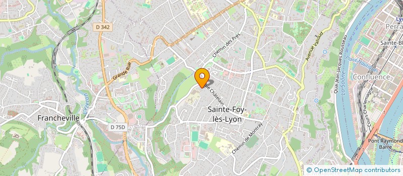 localisation de l'entreprise MONSIEUR FLORENT BURTIN à SAINTE-FOY-LES-LYON