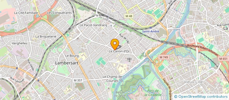 localisation de l'entreprise MONSIEUR FLORENT CAHAGNE à LAMBERSART