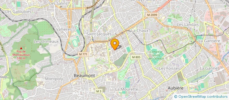 localisation de l'entreprise MONSIEUR FLORENT CALLON  CLERMONT-FERRAND