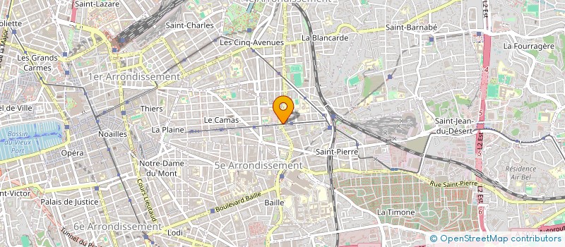 localisation de l'entreprise MONSIEUR FLORENT CAMP  MARSEILLE