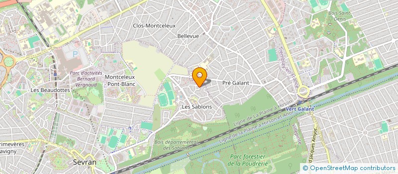 localisation de l'entreprise MONSIEUR FLORENT CAMY  SEVRAN