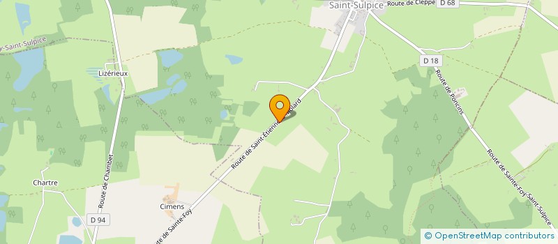 localisation de l'entreprise MONSIEUR FLORENT CANCE  SAINTE-FOY-SAINT-SULPICE