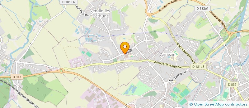 localisation de l'entreprise MONSIEUR FLORENT CAPRON  VENDIN-LES-BETHUNE