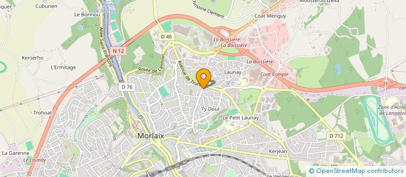 localisation de l'entreprise MONSIEUR FLORENT CARBONE à MORLAIX
