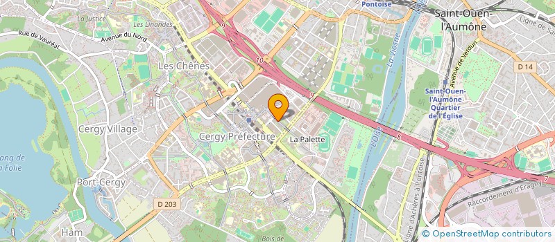 localisation de l'entreprise MONSIEUR FLORENT CARON  MONTESSON