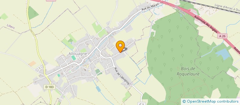 localisation de l'entreprise MONSIEUR FLORENT CARON à ALLOUAGNE