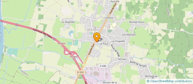 localisation de l'entreprise MONSIEUR FLORENT CATHERIN à FEILLENS
