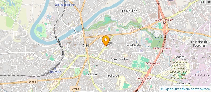 localisation de l'entreprise MONSIEUR FLORENT CAVERZAN à ALBI