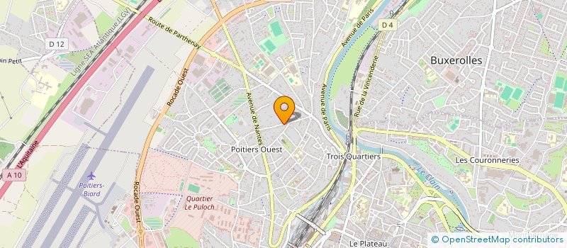 localisation de l'entreprise MONSIEUR FLORENT CESBRON à POITIERS