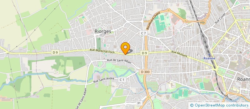 localisation de l'entreprise MONSIEUR FLORENT CHANE à RIORGES