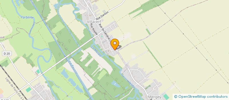 localisation de l'entreprise MONSIEUR FLORENT CHAPELLE  VILLACERF