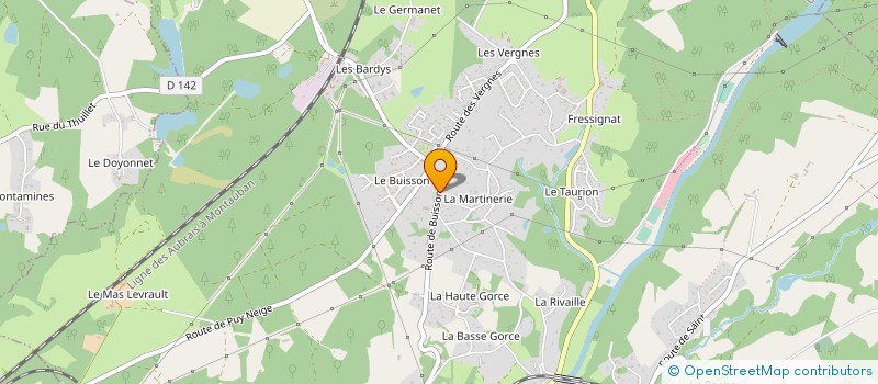 localisation de l'entreprise MONSIEUR FLORENT CHAPUT à SAINT-PRIEST-TAURION