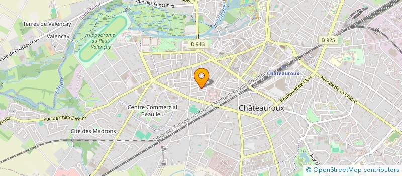 localisation de l'entreprise MONSIEUR FLORENT CHASSERY à CHATEAUROUX
