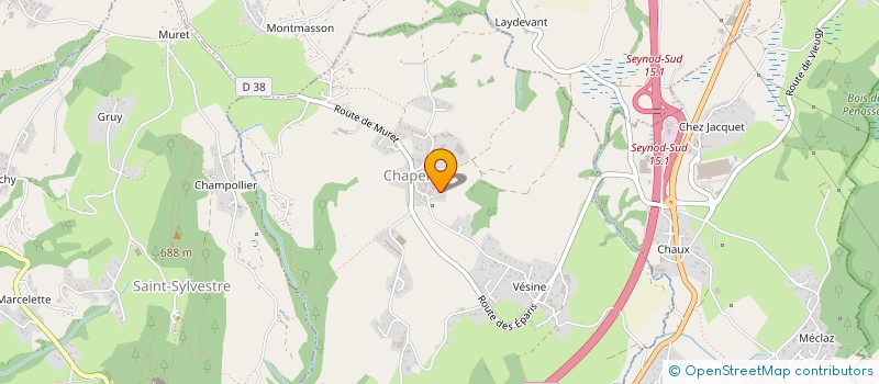 localisation de l'entreprise MONSIEUR FLORENT CHATEL  CHAPEIRY