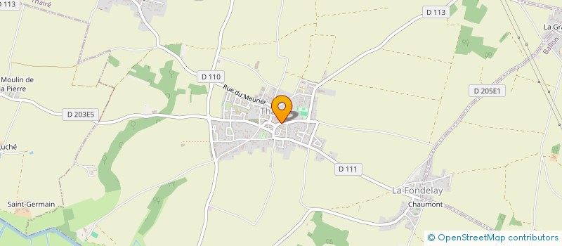 localisation de l'entreprise MONSIEUR FLORENT CHAUSSAT  THAIRE