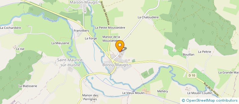 localisation de l'entreprise MONSIEUR FLORENT CHAUSSY à COUR-MAUGIS SUR HUISNE