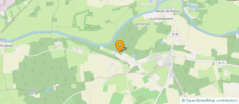 localisation de l'entreprise MONSIEUR FLORENT CHAUVEAU  VAAS