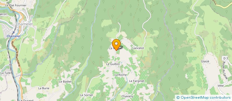 localisation de l'entreprise MONSIEUR FLORENT CHAVAND  LETRA