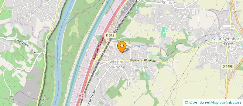 localisation de l'entreprise MONSIEUR FLORENT CHAVET  SEREZIN-DU-RHONE