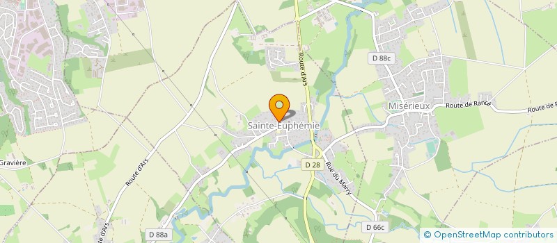 localisation de l'entreprise MONSIEUR FLORENT CHEVALIER  SAINTE-EUPHEMIE