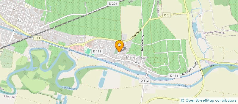 localisation de l'entreprise MONSIEUR FLORENT CHEVIN  AY-CHAMPAGNE