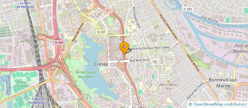 localisation de l'entreprise MONSIEUR FLORENT CHEVROT  CRETEIL