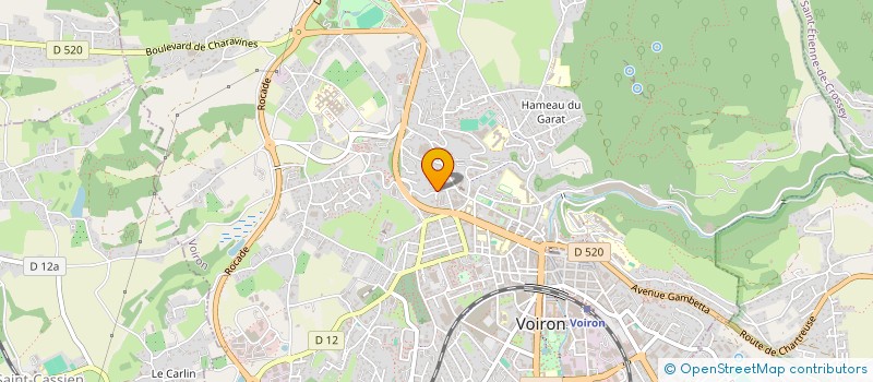localisation de l'entreprise MONSIEUR FLORENT CHIARUCCI à VOIRON