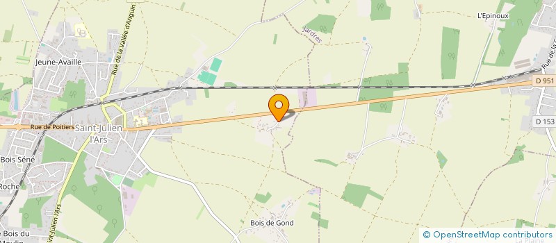 localisation de l'entreprise MONSIEUR FLORENT CHICARD  SAINT-JULIEN-L'ARS