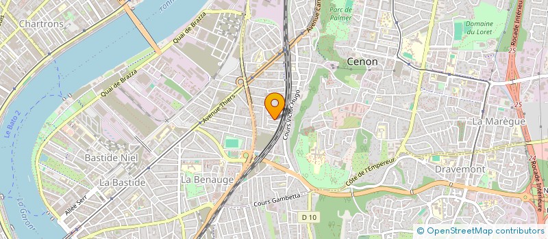 localisation de l'entreprise MONSIEUR FLORENT CHOLLET  CENON