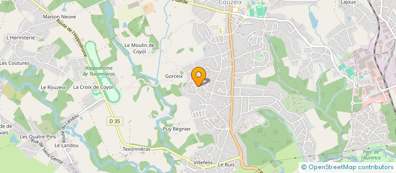 localisation de l'entreprise MONSIEUR FLORENT CHOPIN à COUZEIX