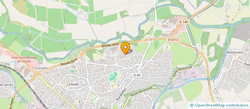 localisation de l'entreprise MONSIEUR FLORENT CHUPIN  CARCASSONNE